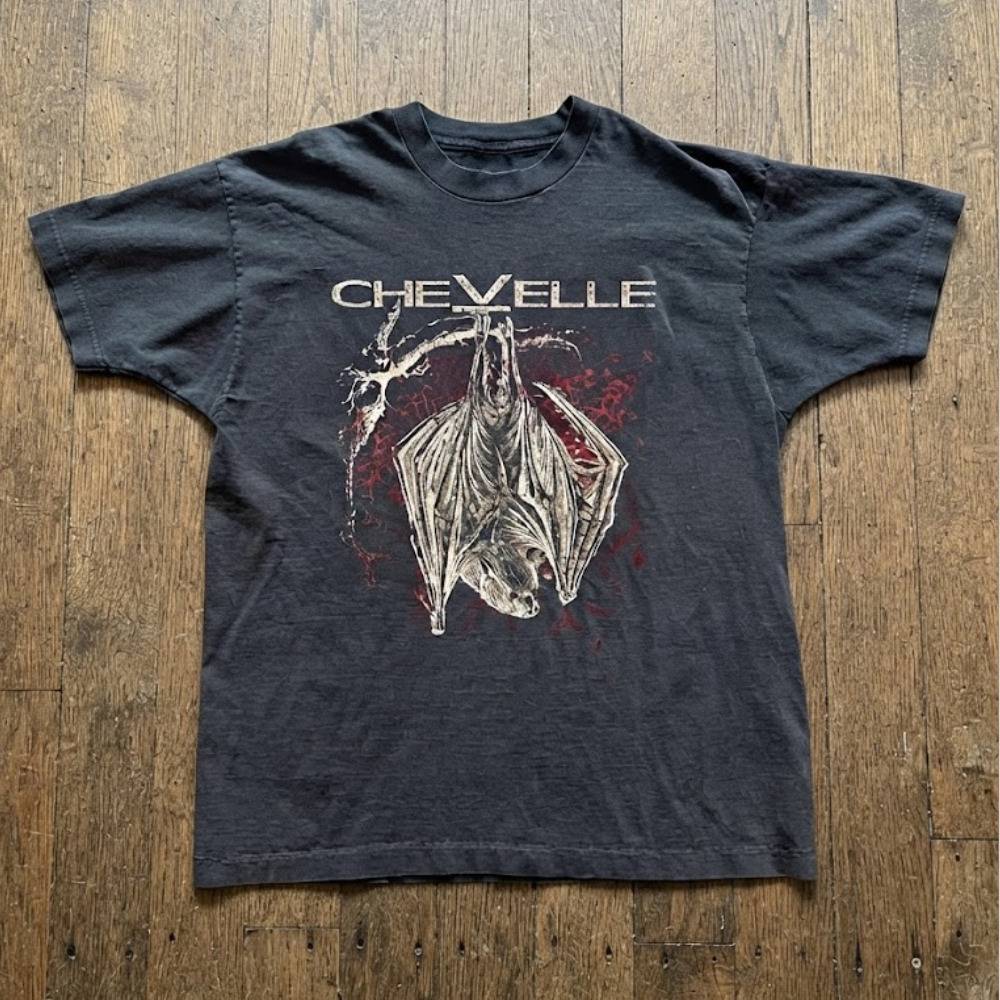 Chevelle Bat Hanging Rock Band Vintage Black T-Shirt